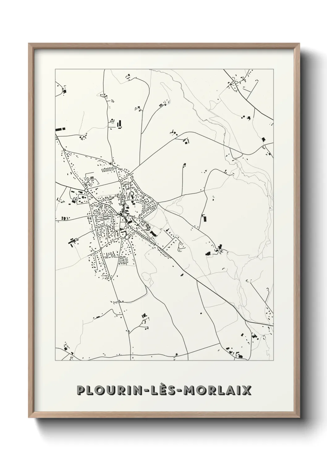 Un poster cartePlourin-lès-Morlaix