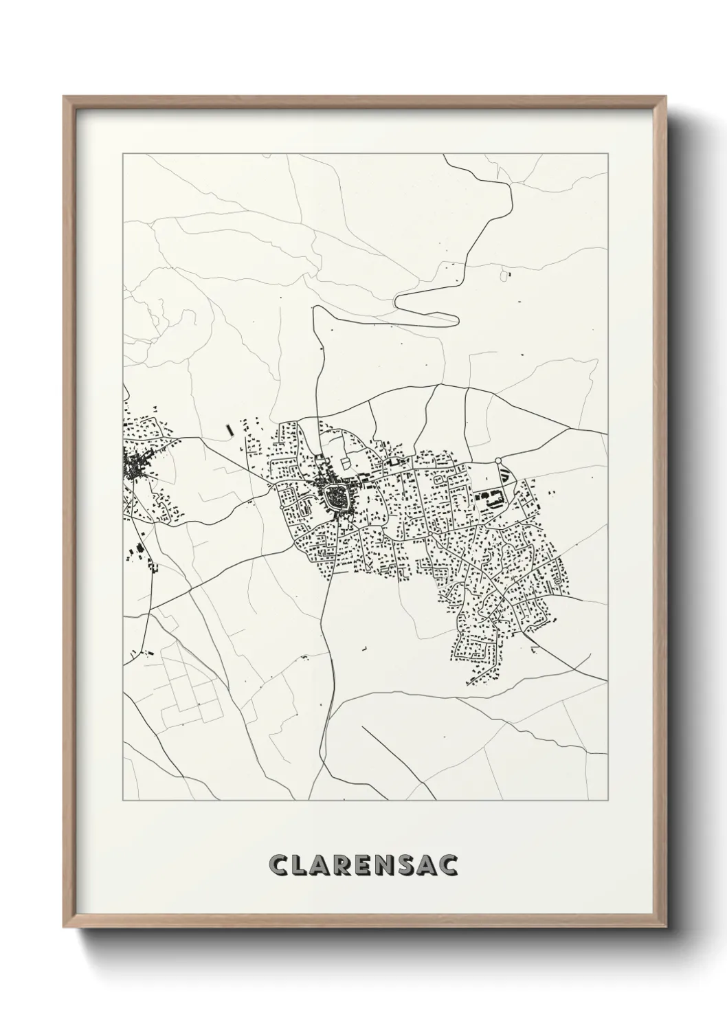 Un poster carteClarensac