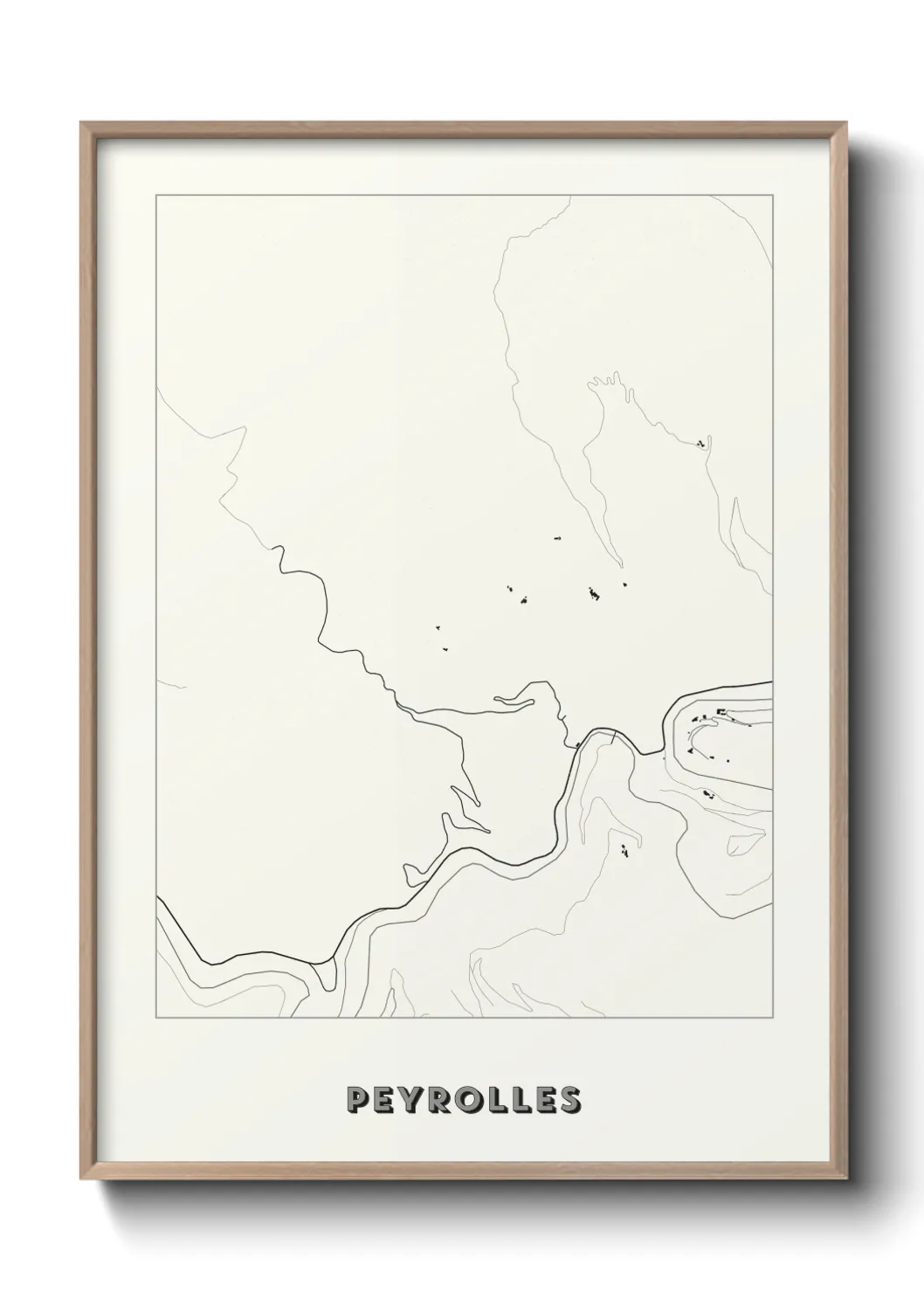 Un poster cartePeyrolles