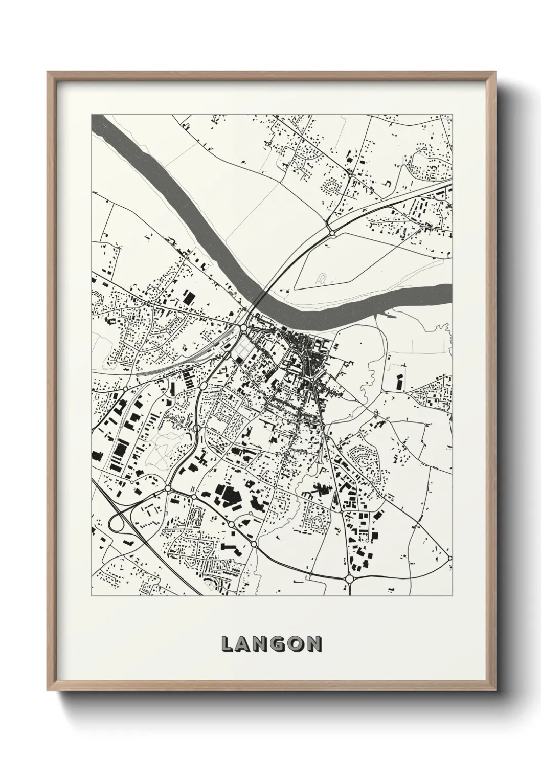 Un poster carteLangon