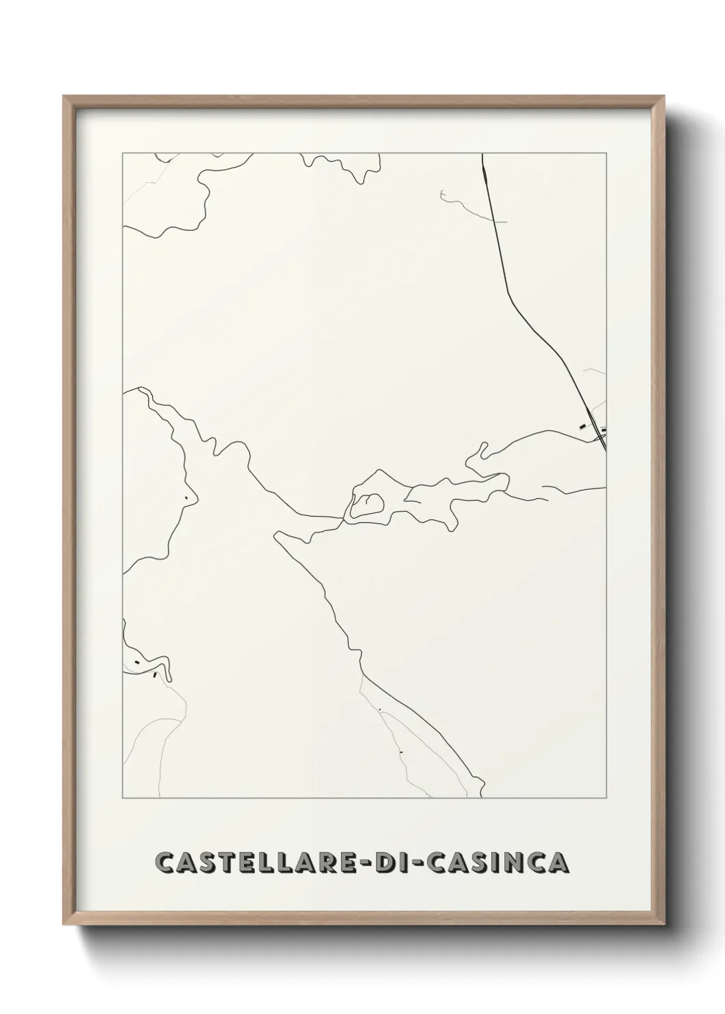 Un poster carteCastellare-di-Casinca
