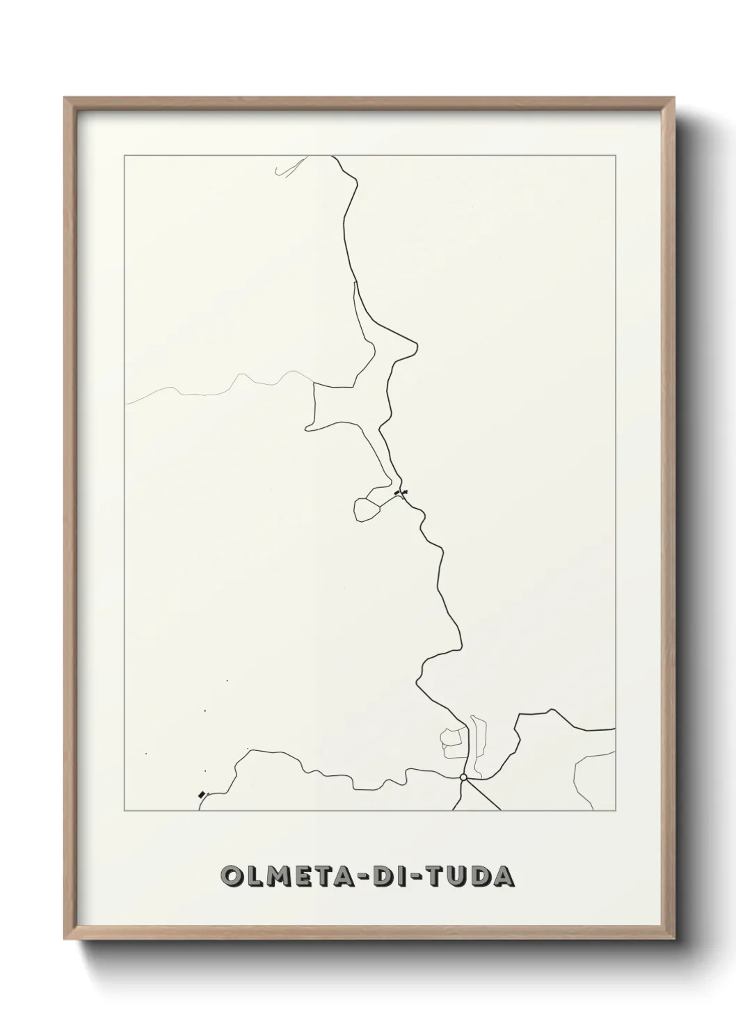 Un poster carteOlmeta-di-Tuda