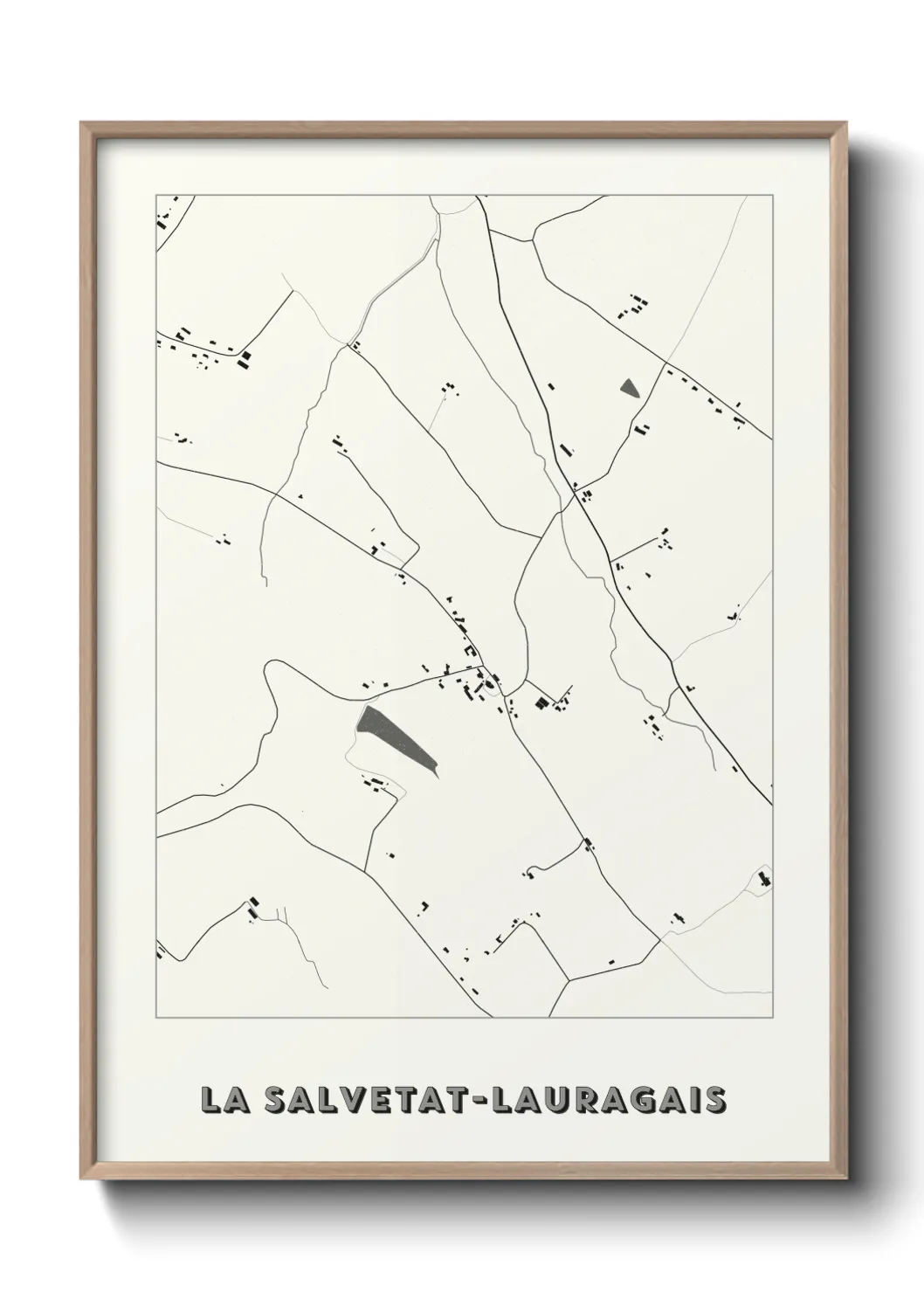 Un poster carteLa Salvetat-Lauragais