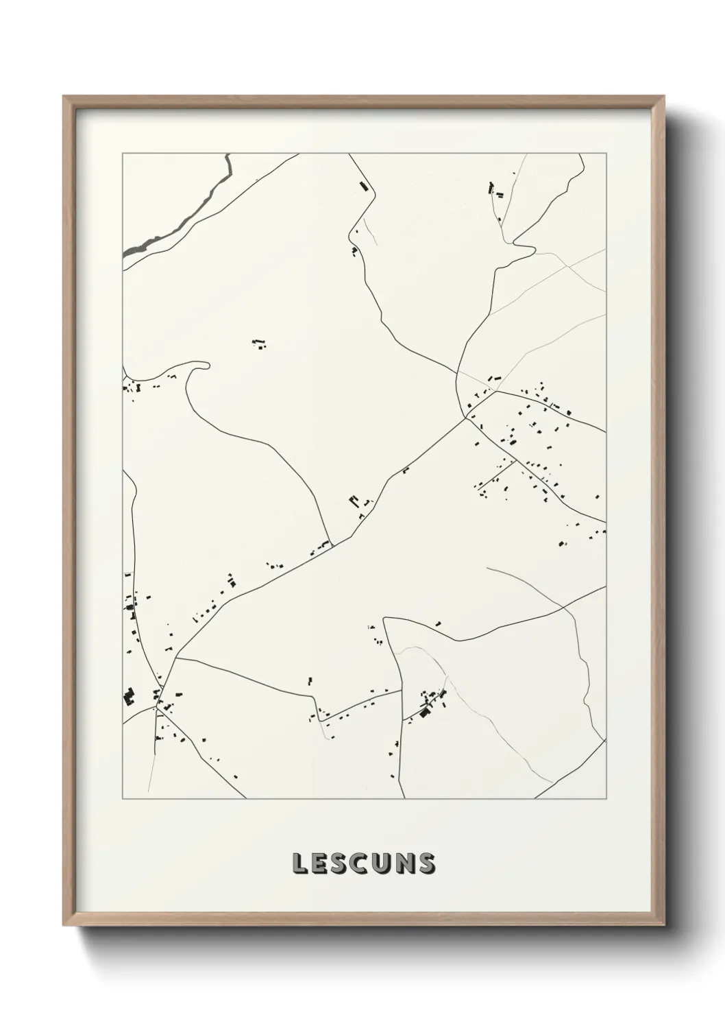 Un poster carteLescuns