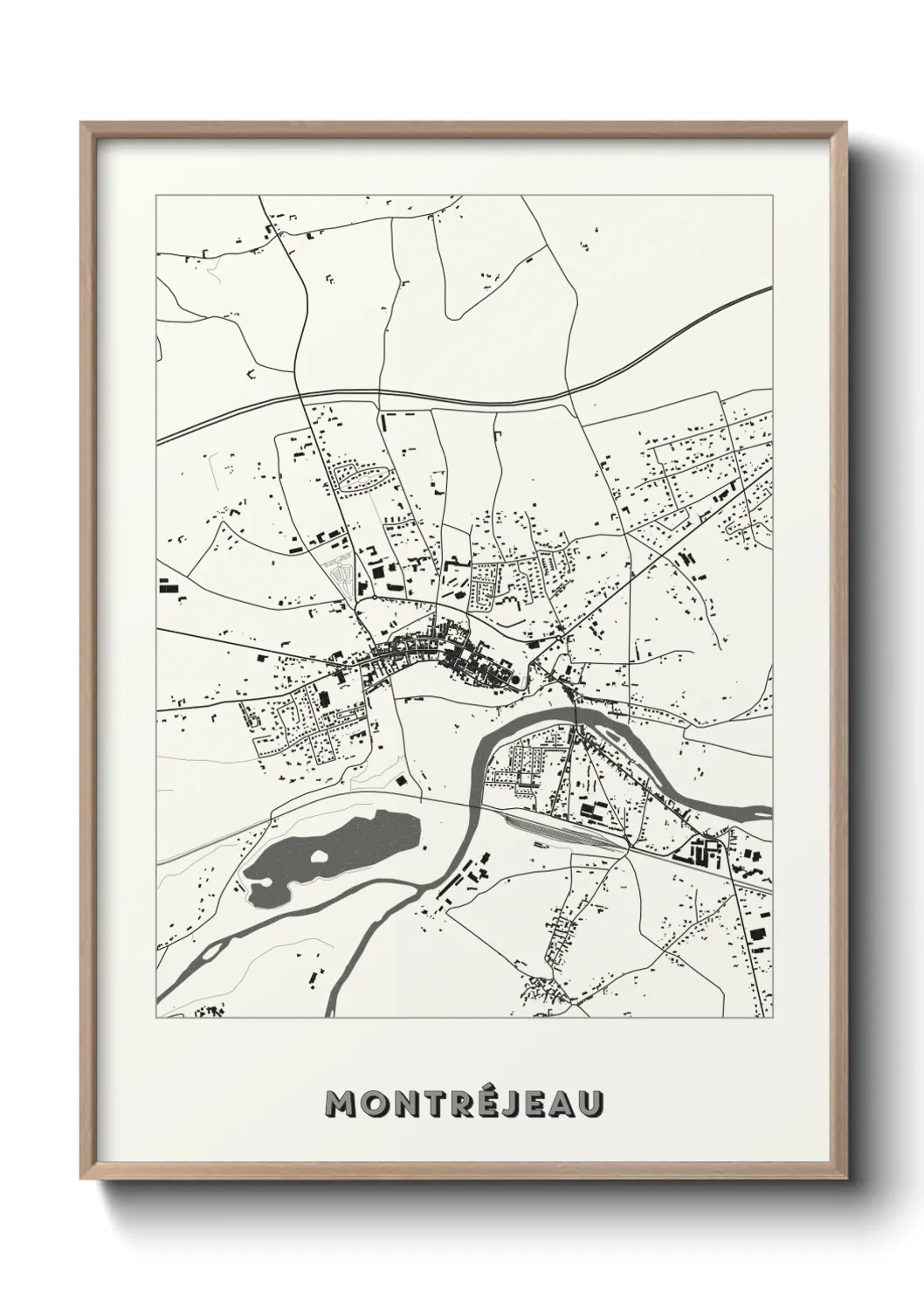 Un poster carteMontréjeau