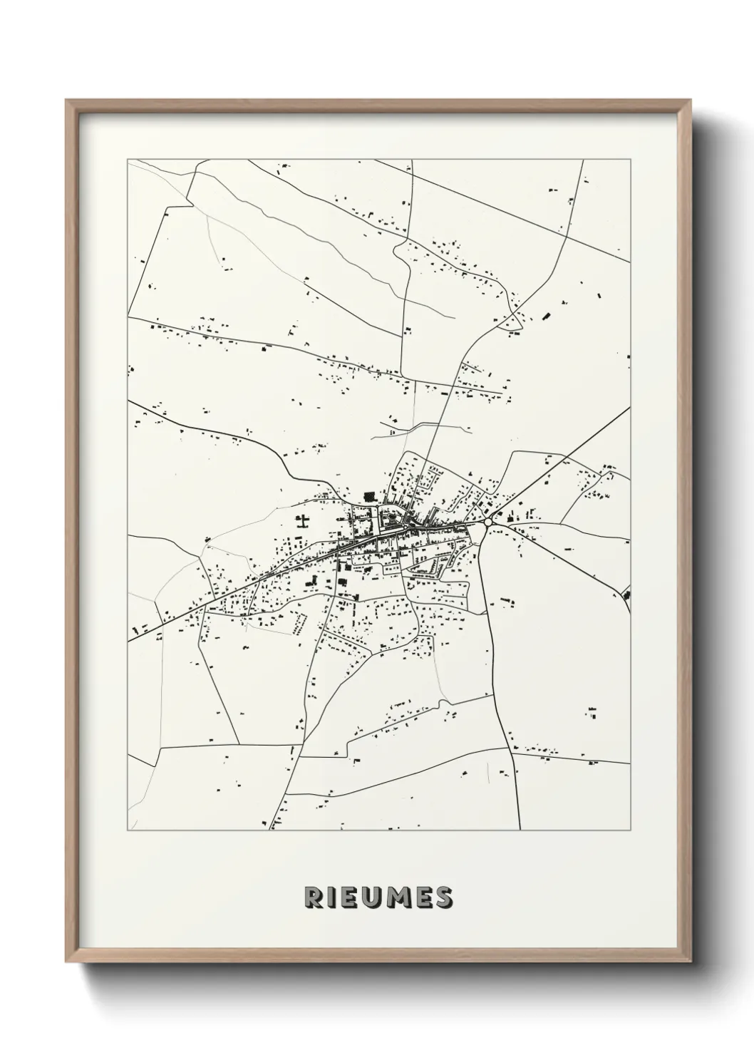 Un poster carteRieumes