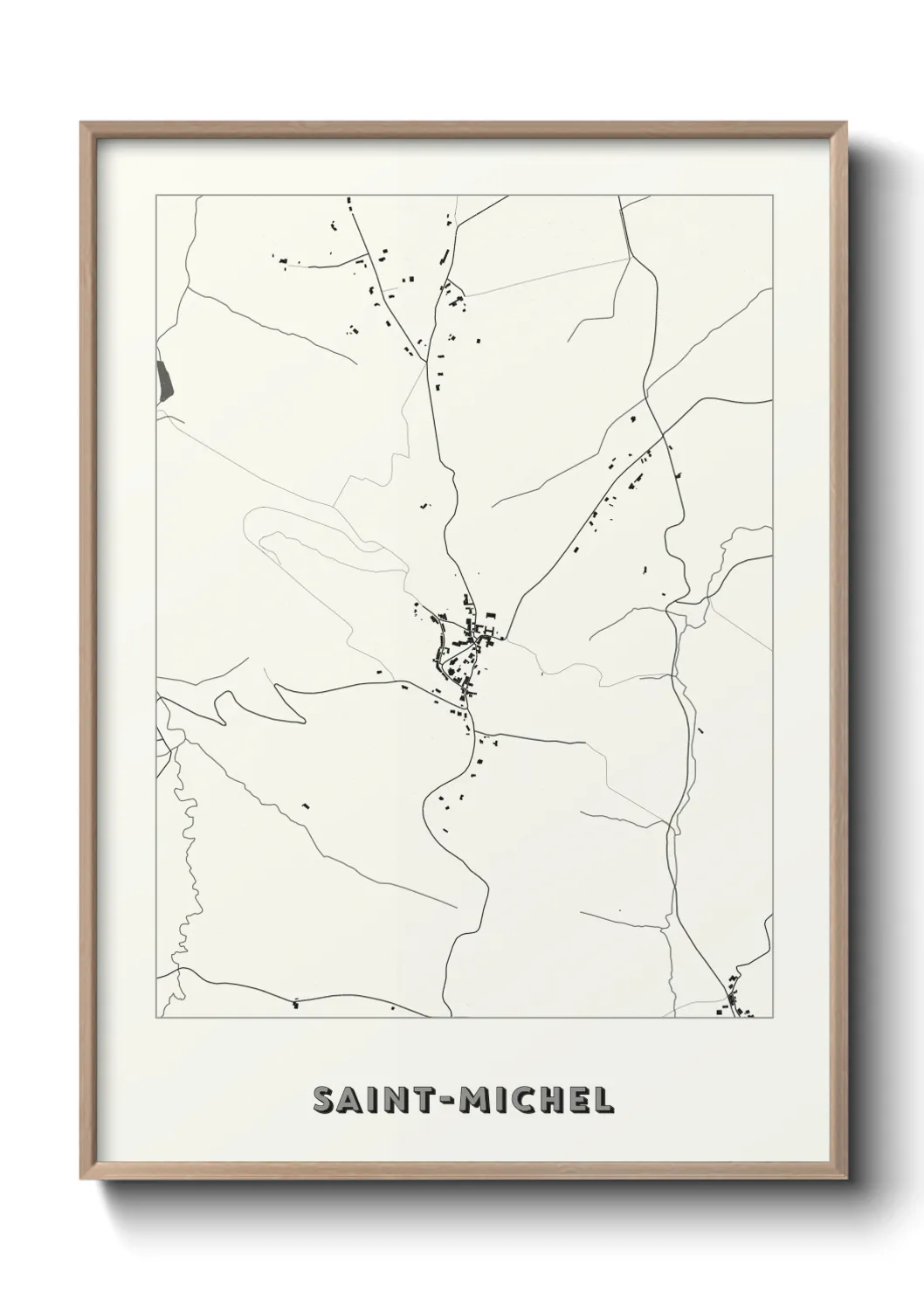 Un poster carteSaint-Michel