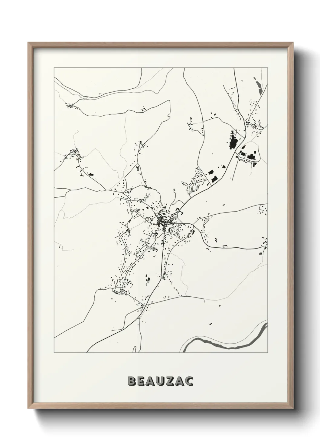 Un poster carteBeauzac