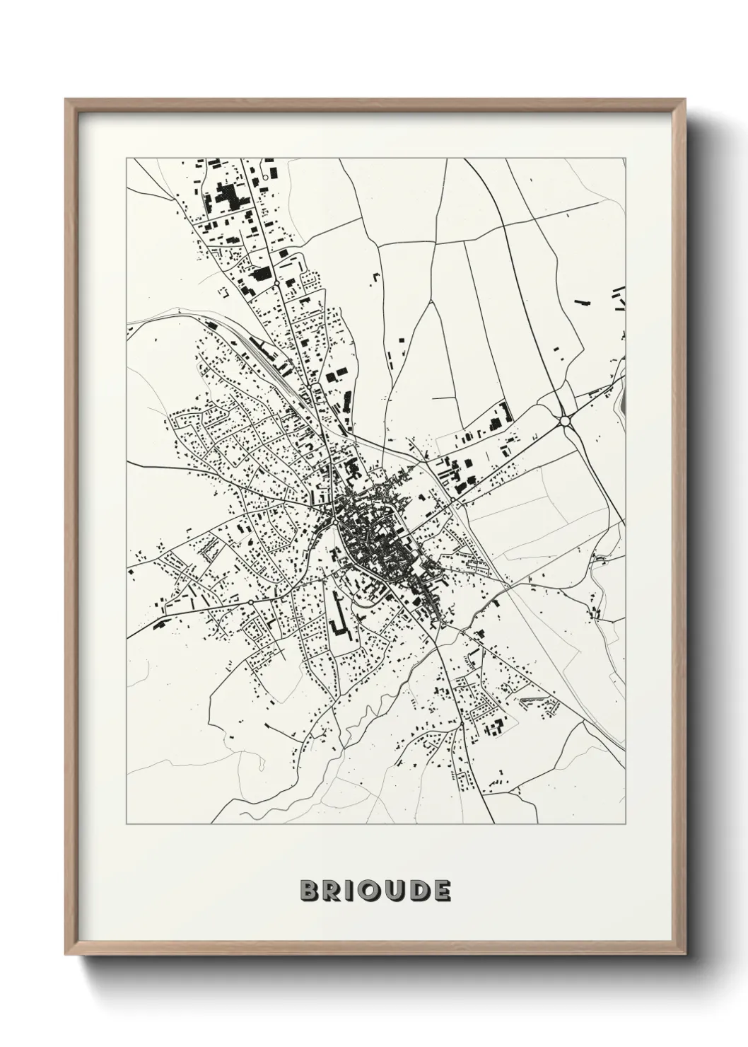 Un poster carteBrioude