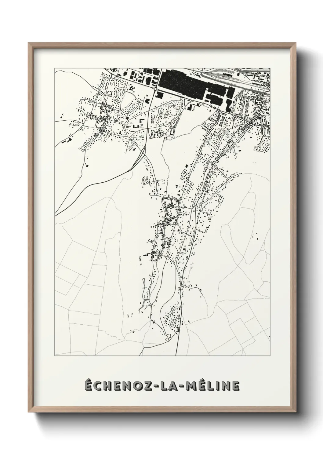 Un poster carteÉchenoz-la-Méline