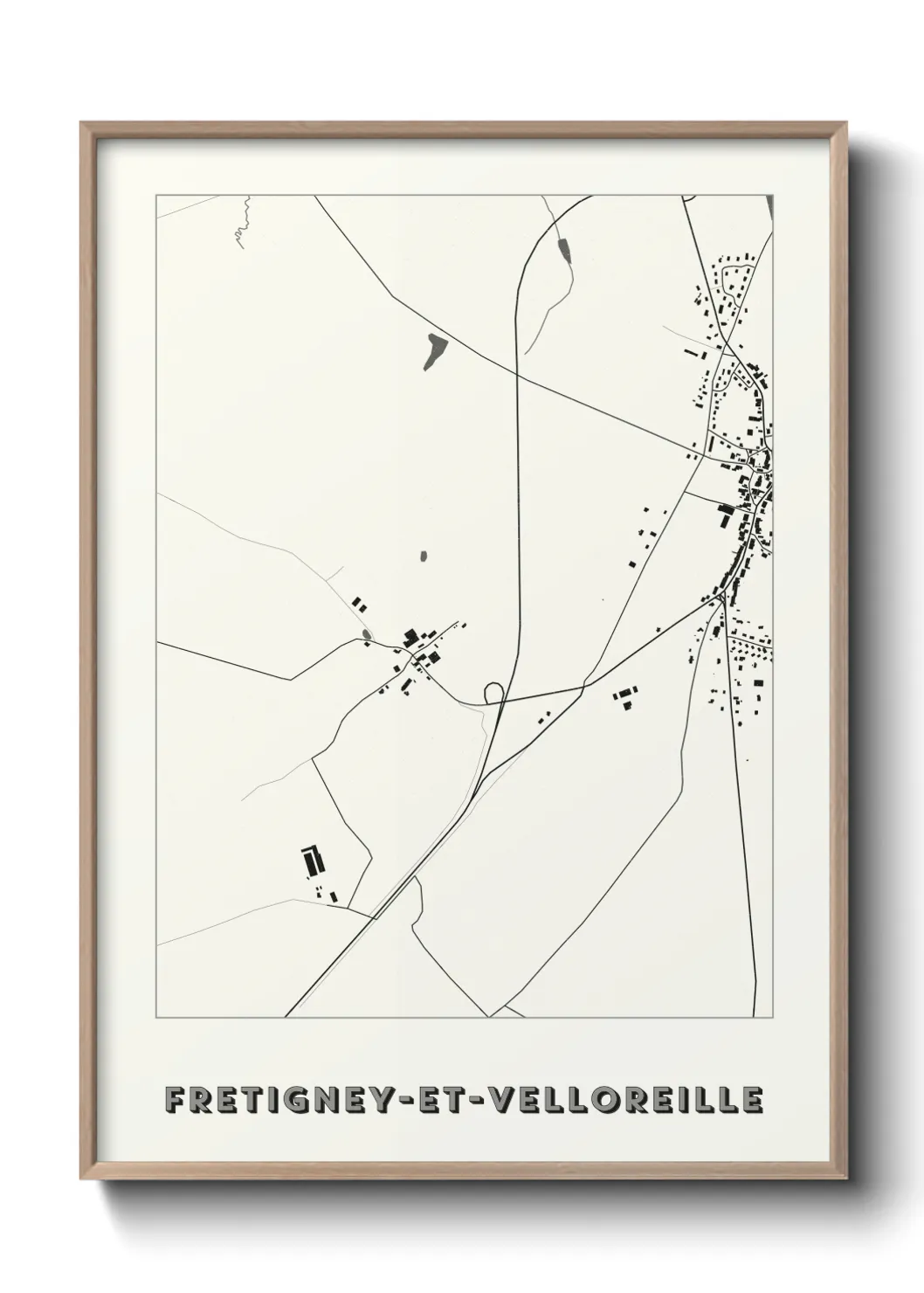 Un poster carteFretigney-et-Velloreille