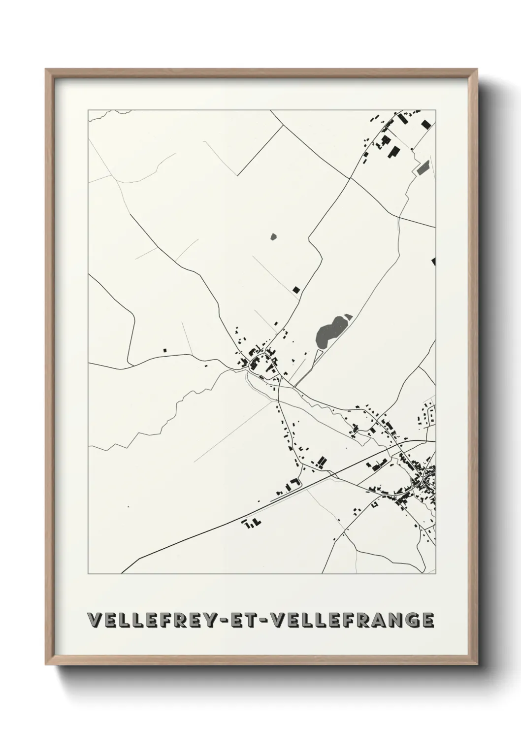 Un poster carteVellefrey-et-Vellefrange