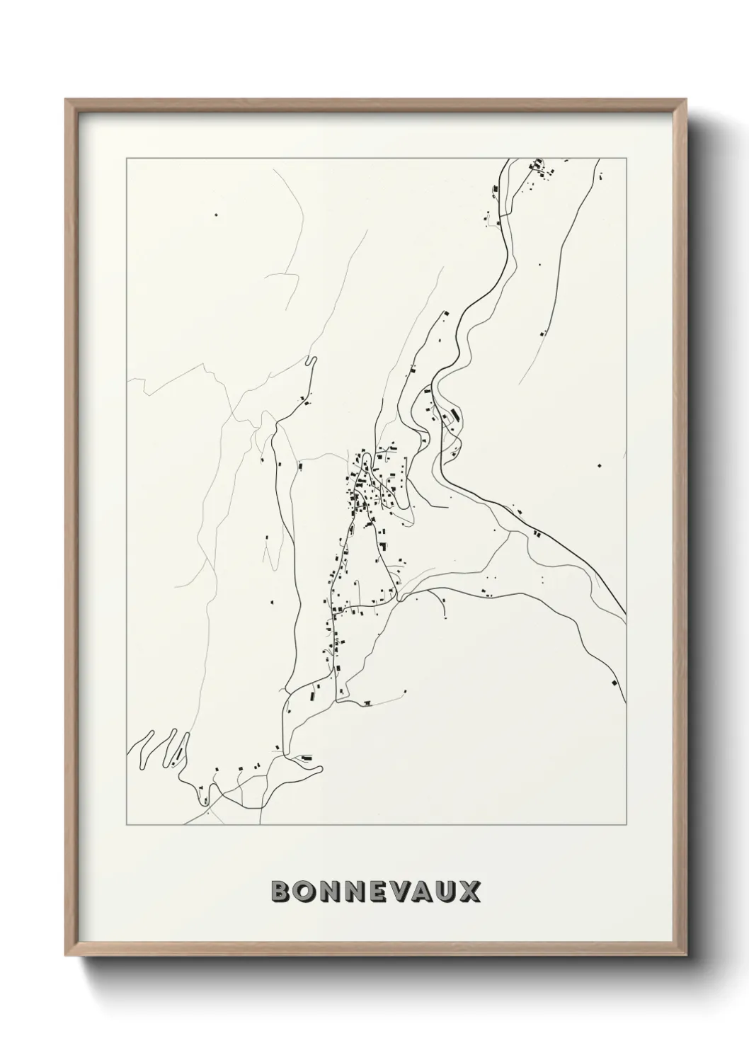 Un poster carteBonnevaux