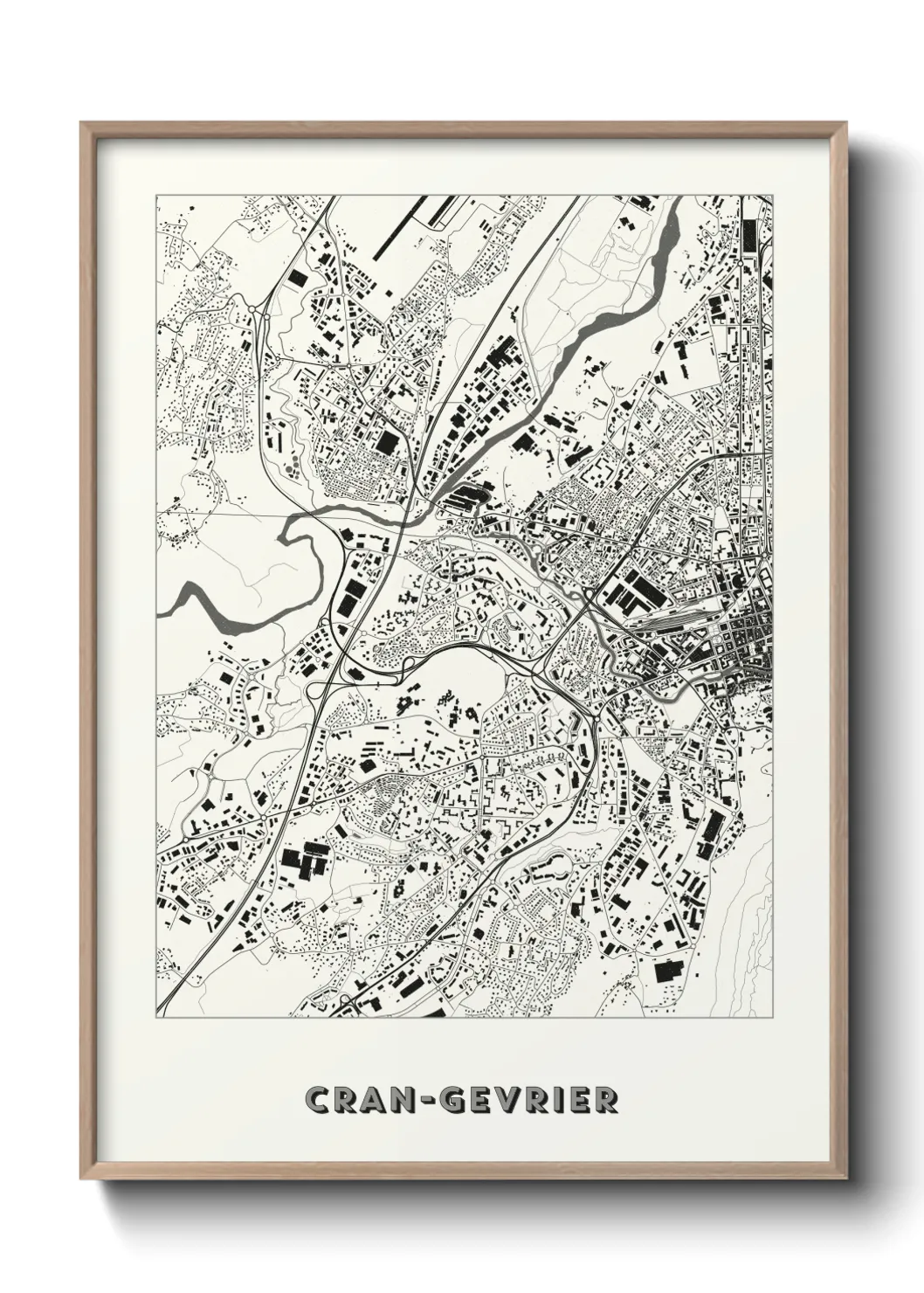 Un poster carteCran-Gevrier