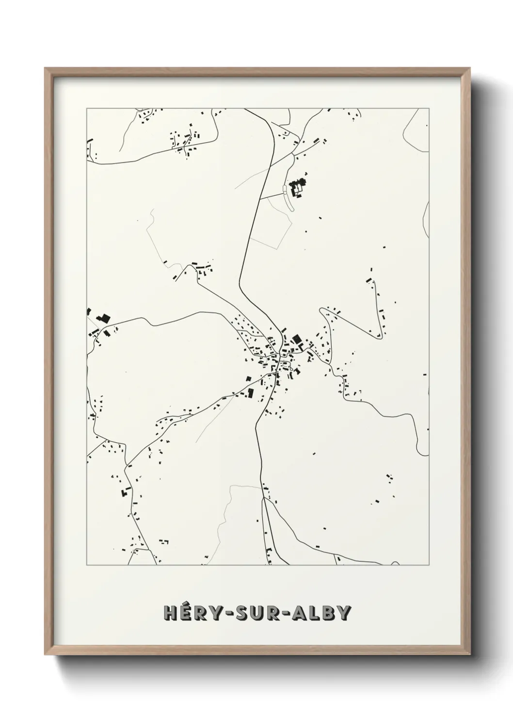 Un poster carteHéry-sur-Alby