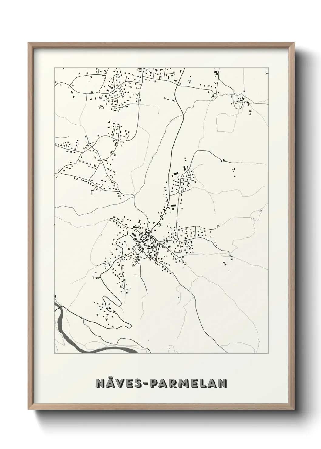 Un poster carteNâves-Parmelan