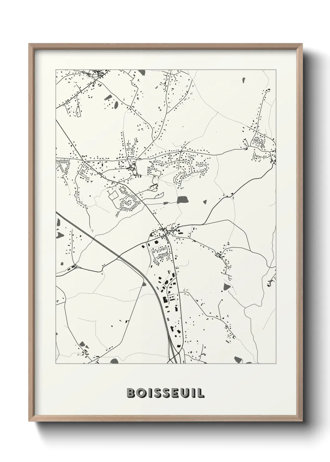 Un poster carteBoisseuil