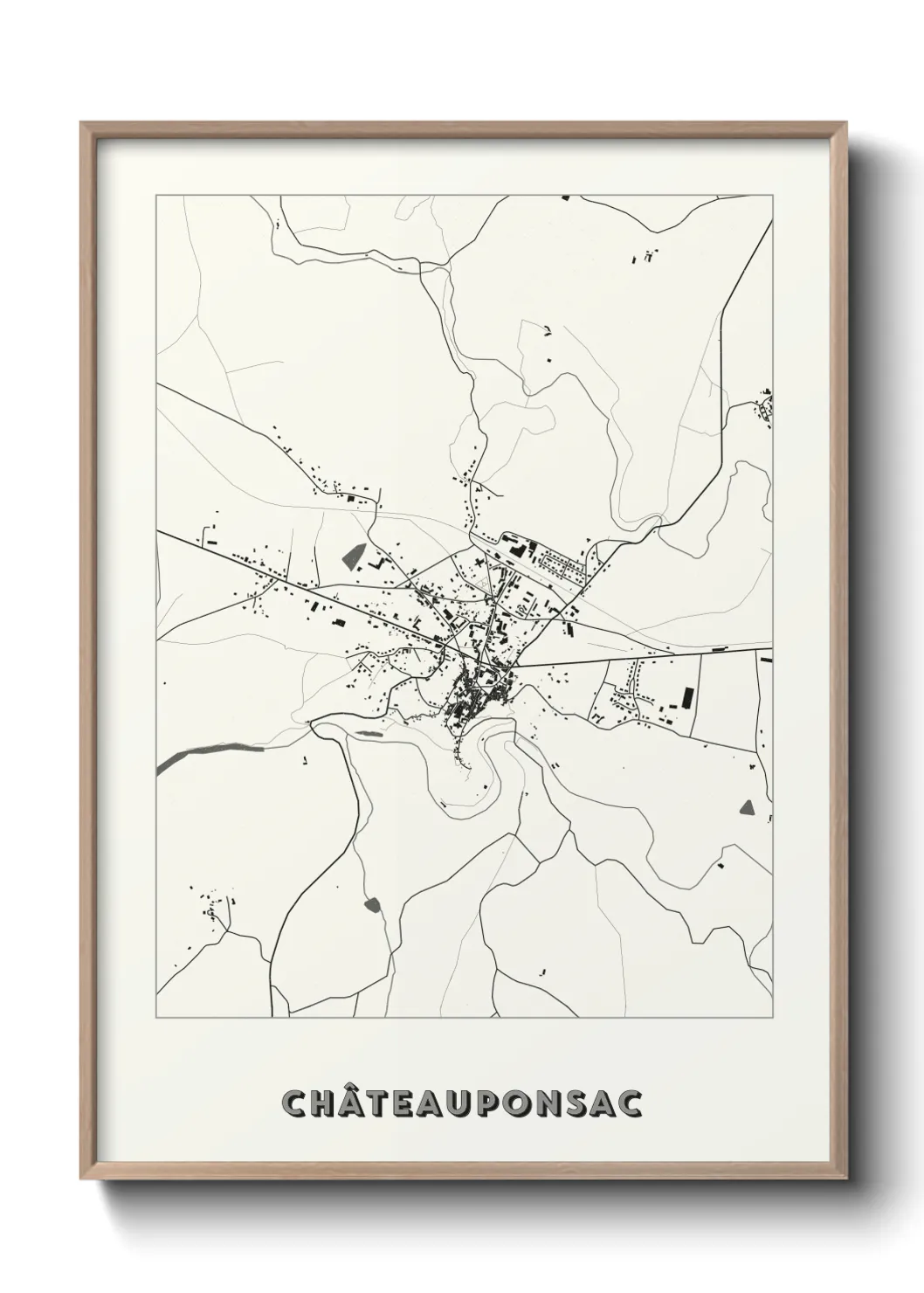 Un poster carteChâteauponsac