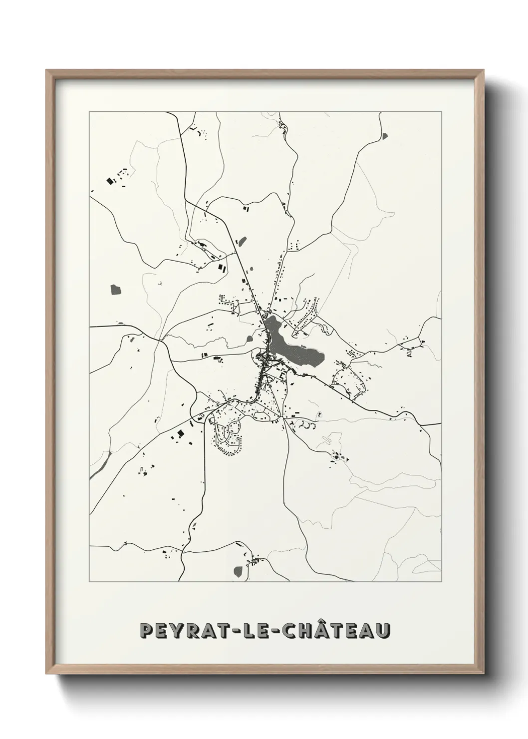Un poster cartePeyrat-le-Château