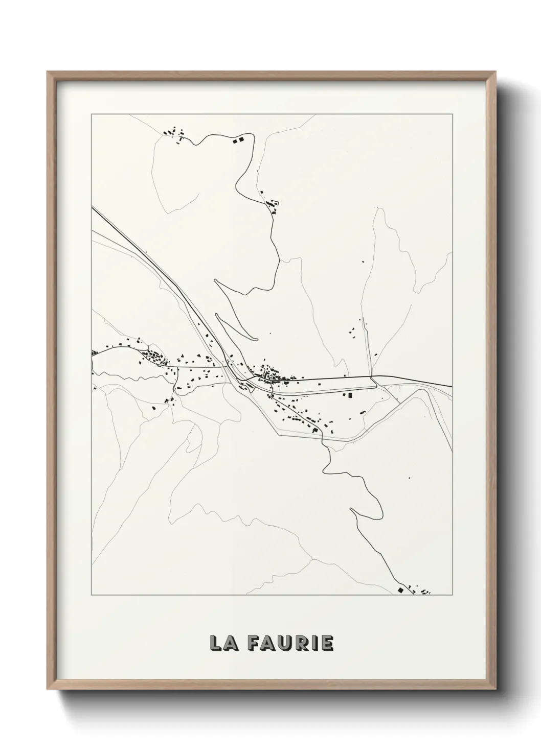 Un poster carteLa Faurie