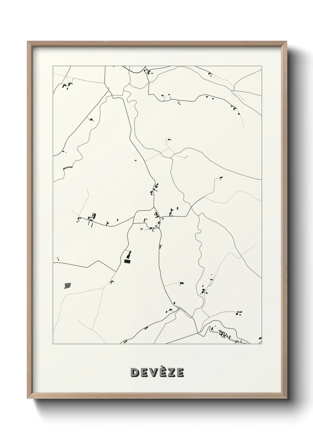 Un poster carteDevèze