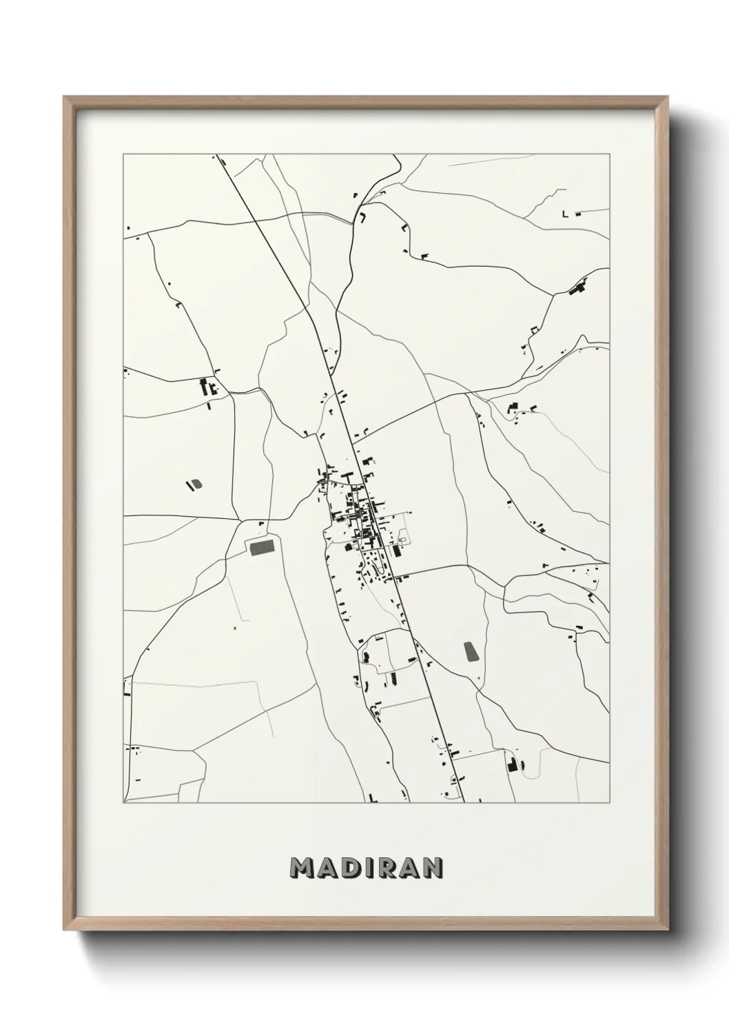 Une affiche de carte sur Madiran