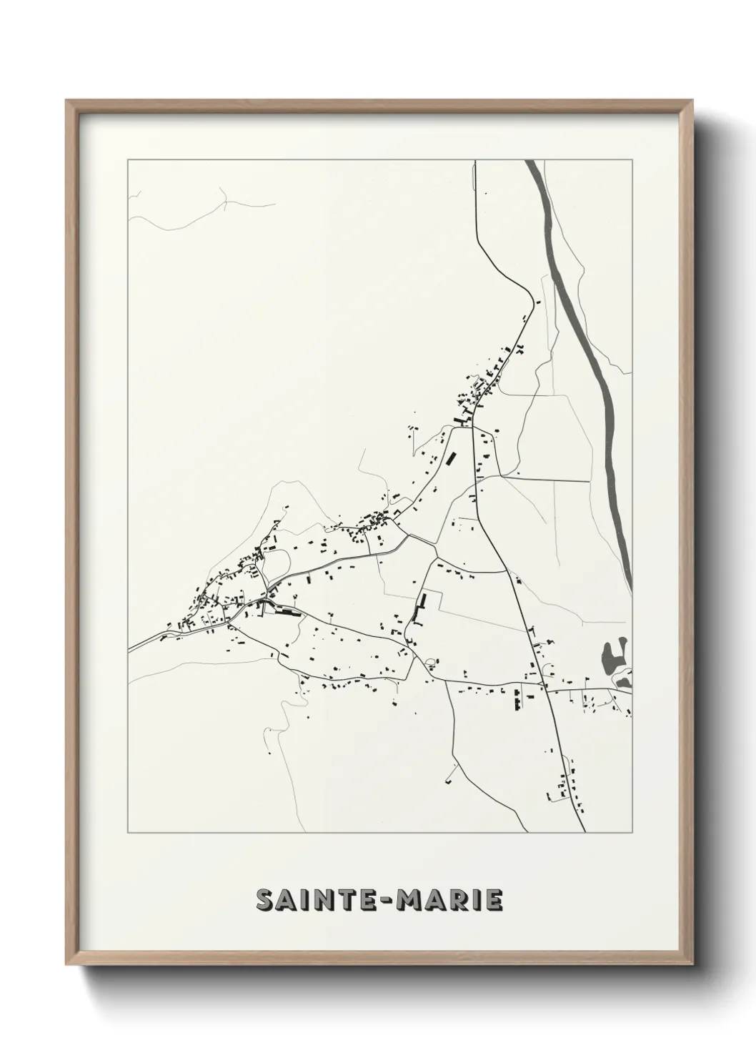 Un poster carteSainte-Marie