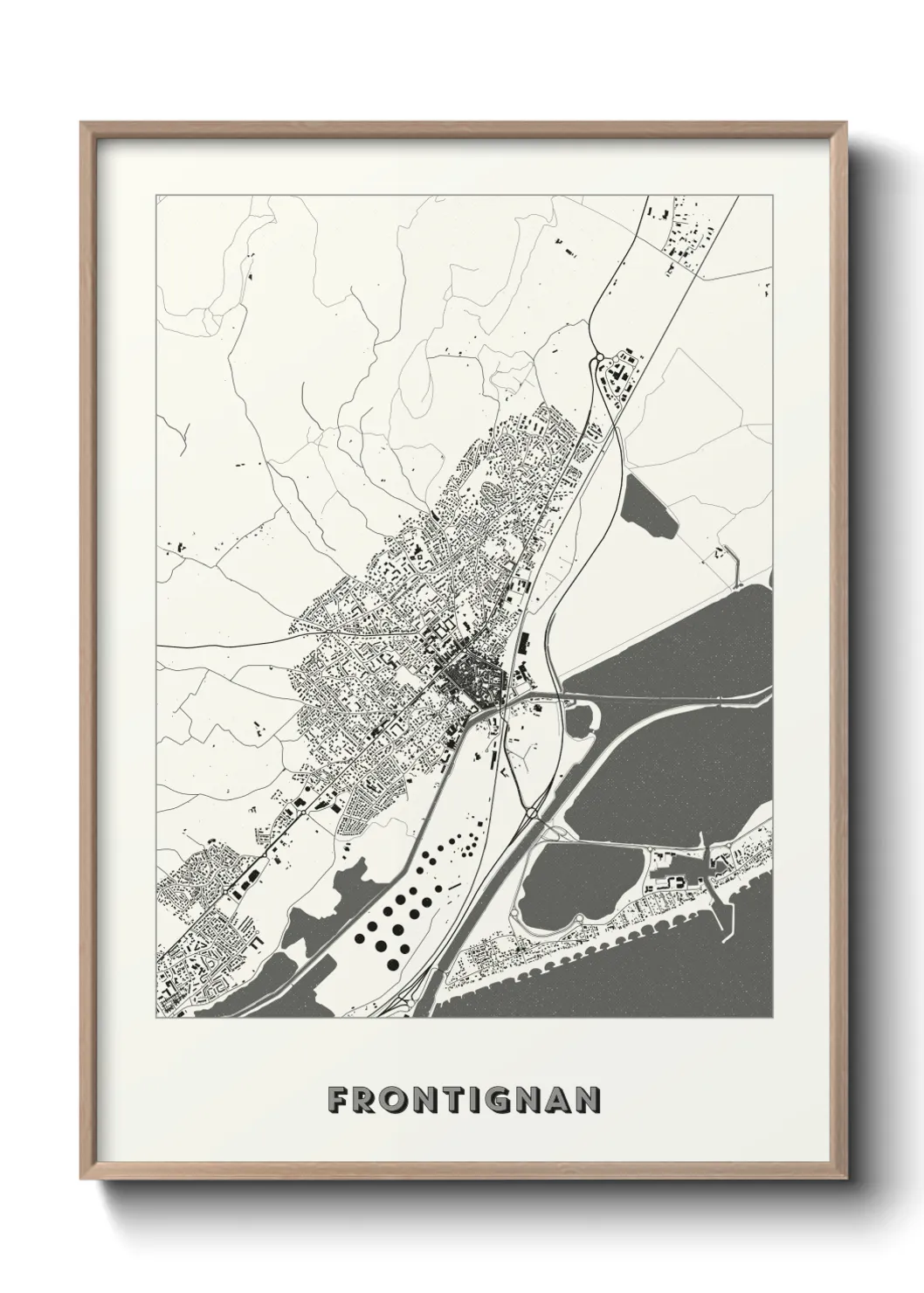 Un poster carteFrontignan