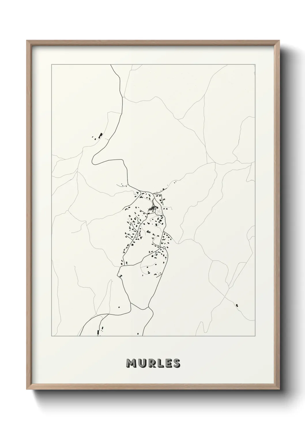 Une affiche de carte sur Murles