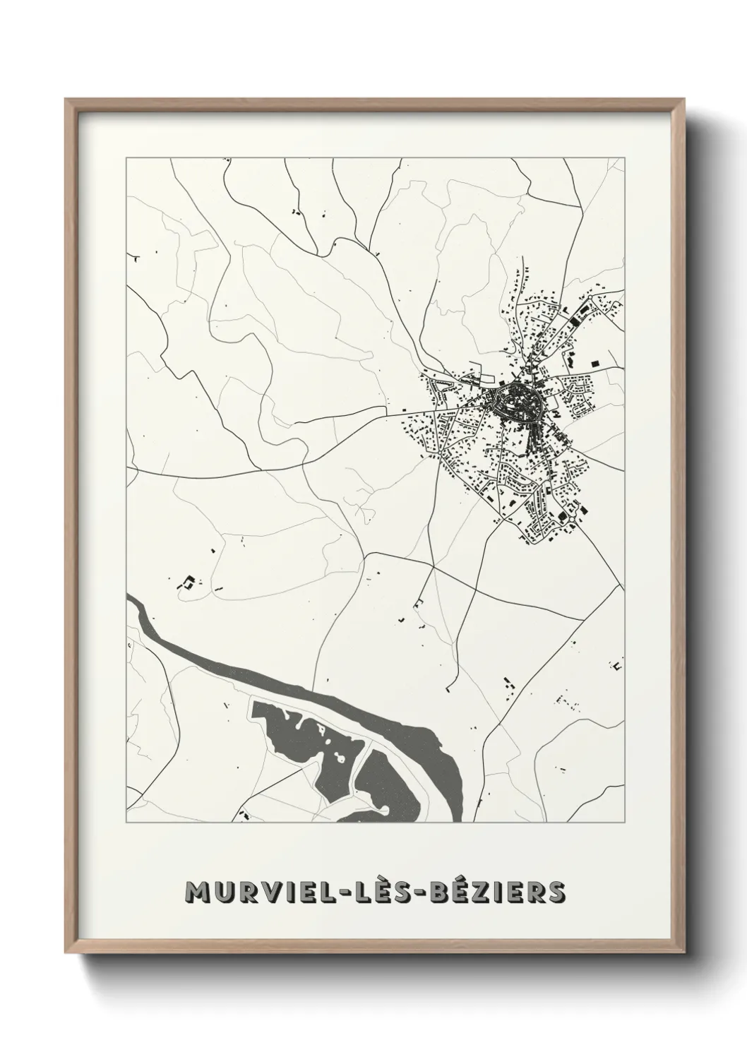 Un poster carteMurviel-lès-Béziers