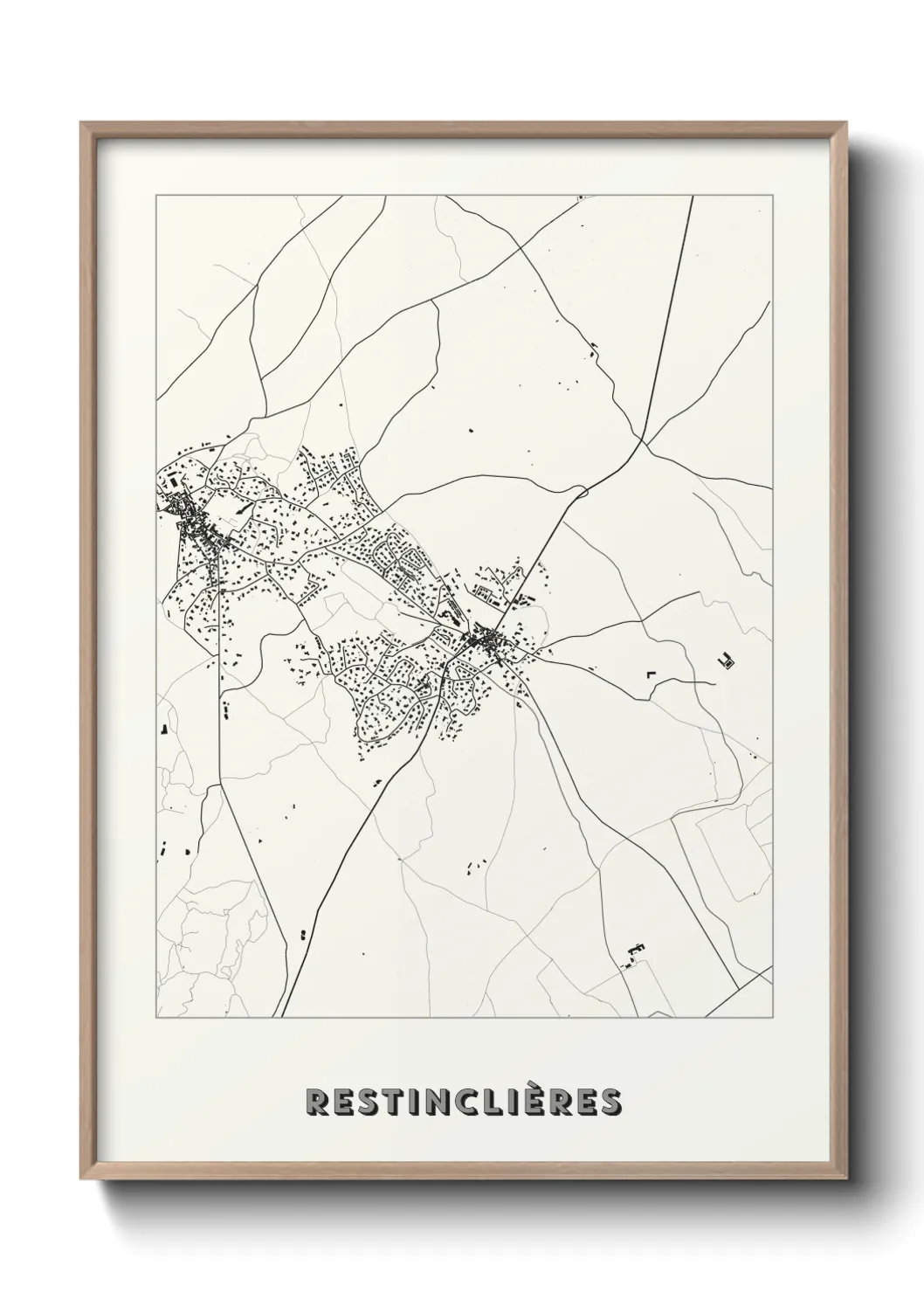 Un poster carteRestinclières