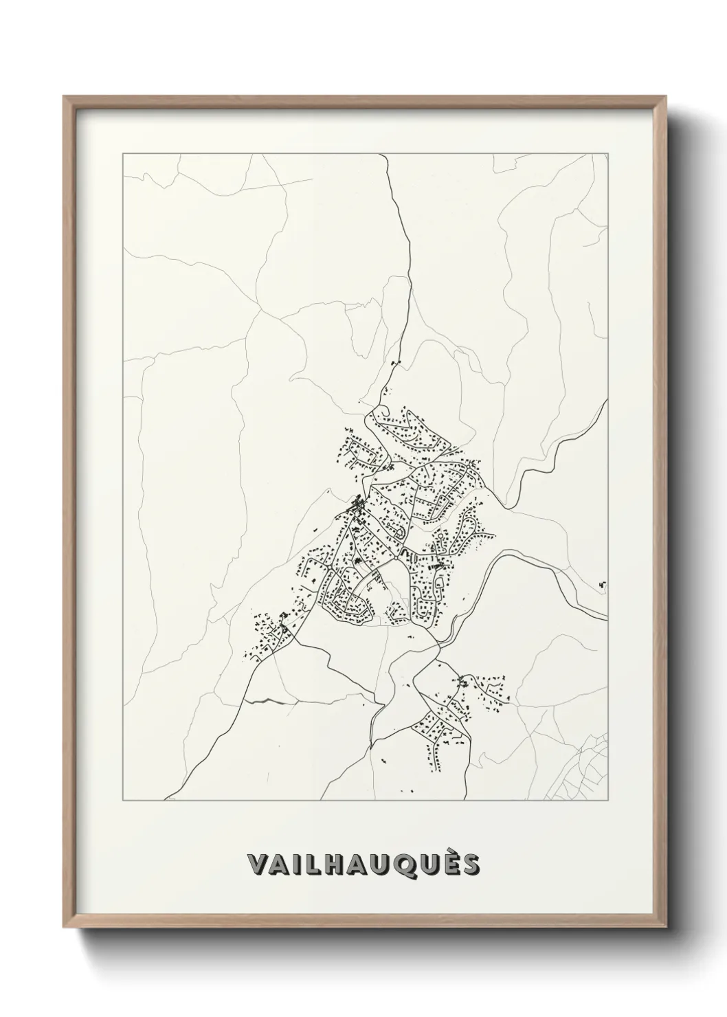 Un poster carteVailhauquès