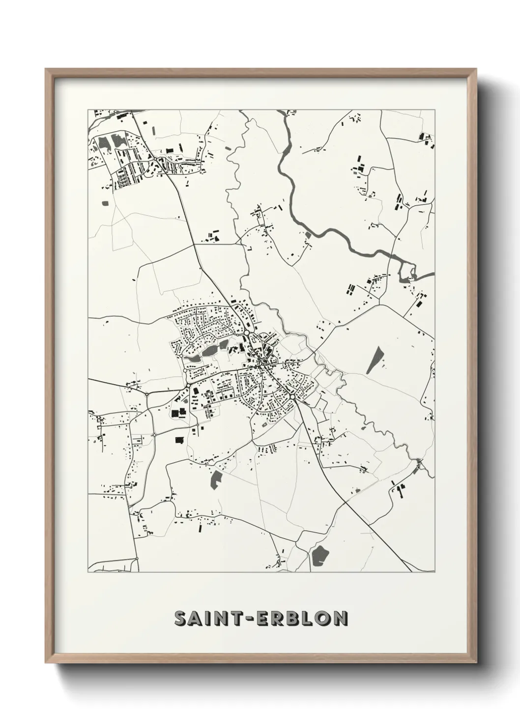 Un poster carteSaint-Erblon