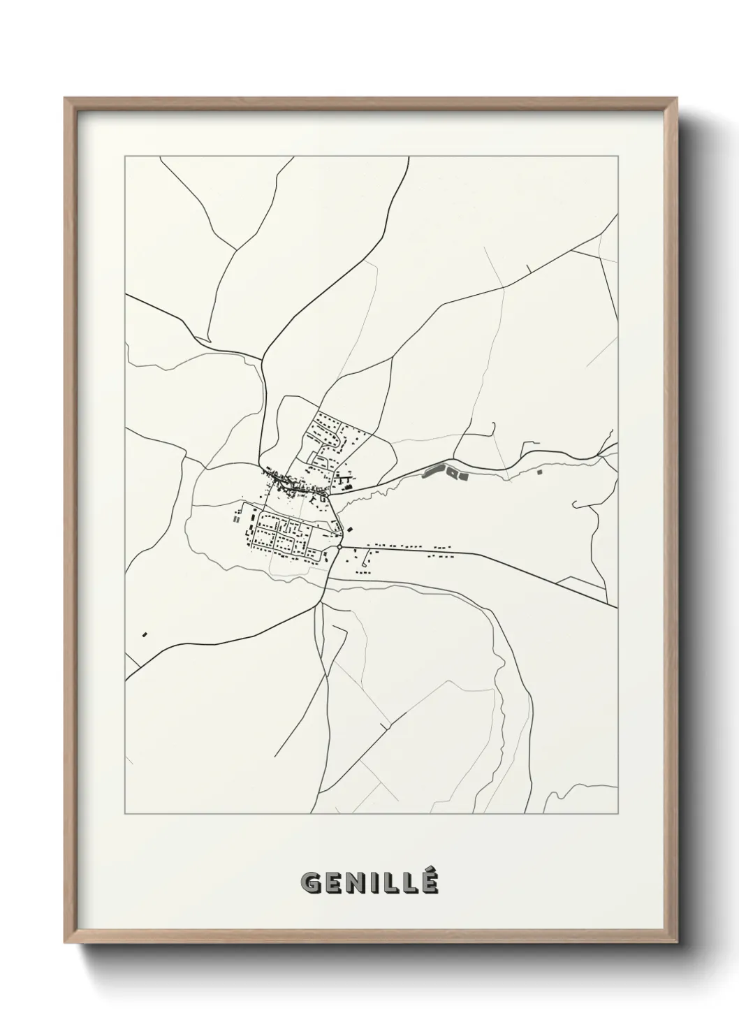 Un poster carteGenillé