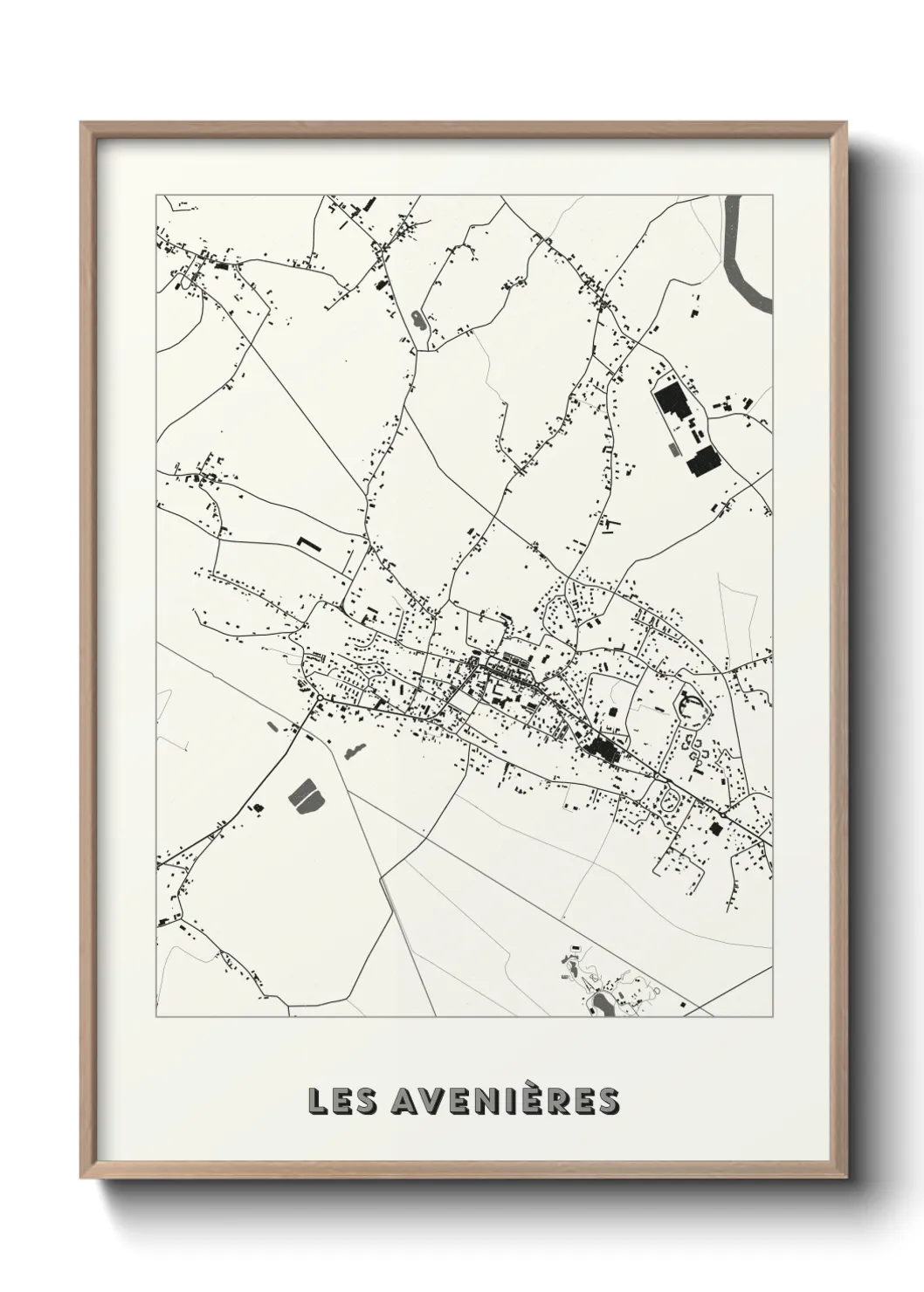 Un poster carteLes Avenières