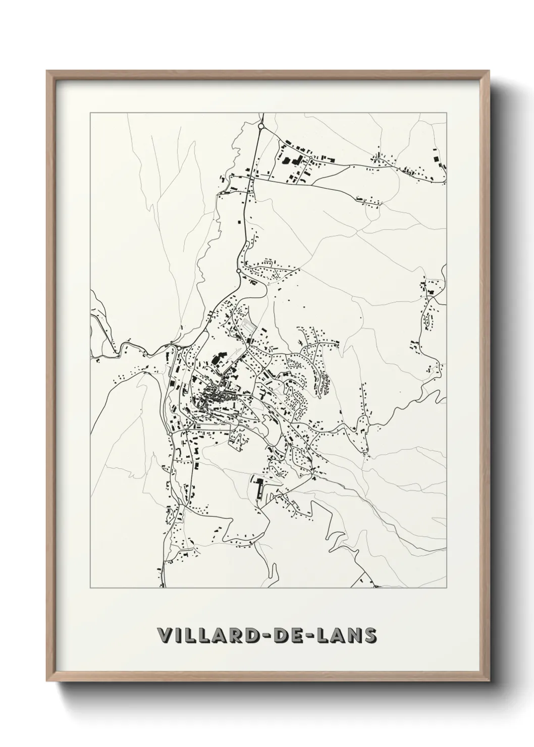 Un poster carteVillard-de-Lans