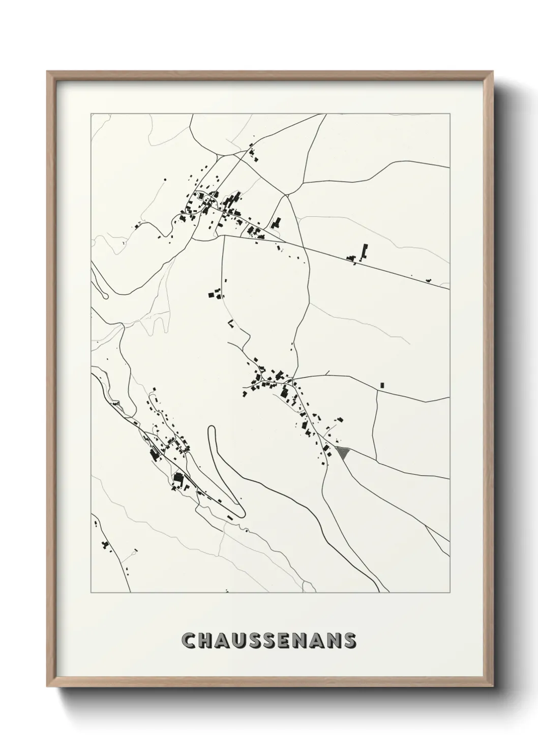 Un poster carteChaussenans