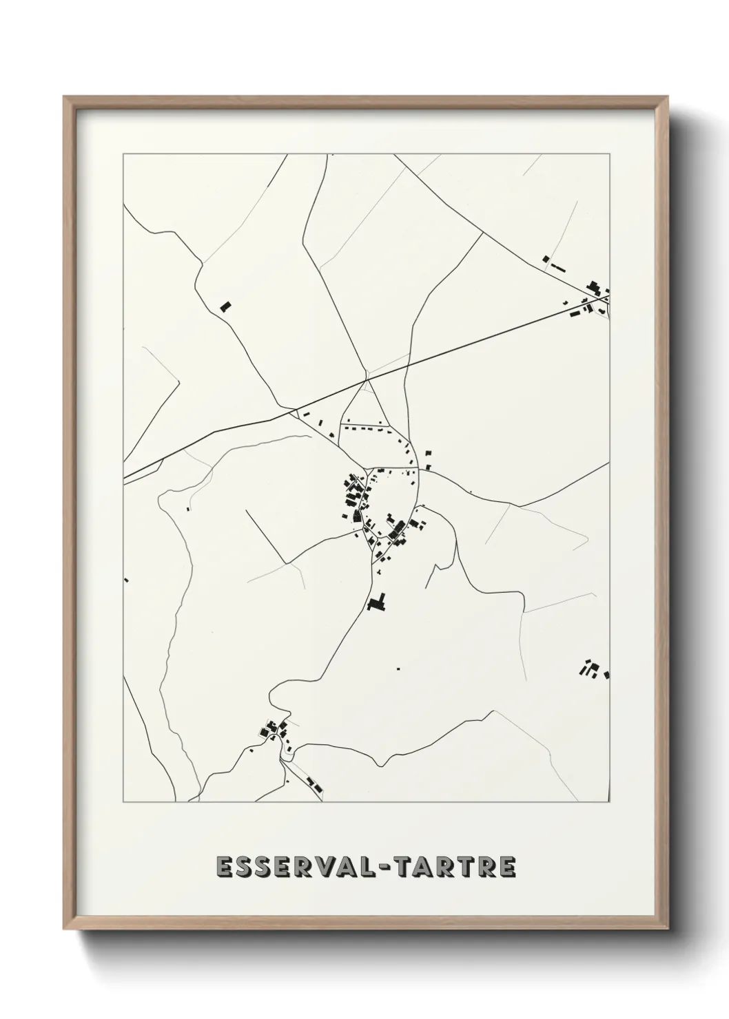 Un poster carteEsserval-Tartre