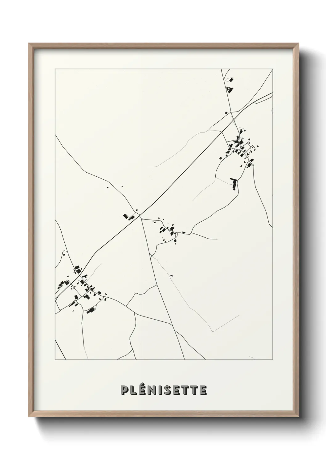 Un poster cartePlénisette