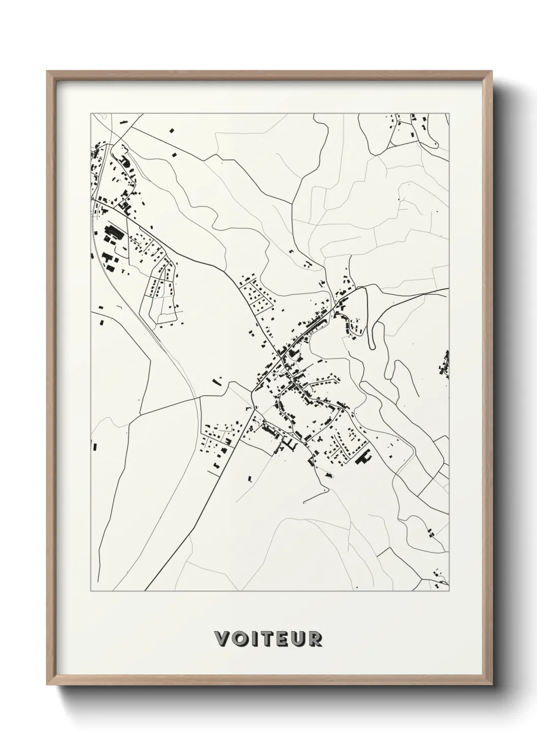 Une affiche de carte sur Voiteur