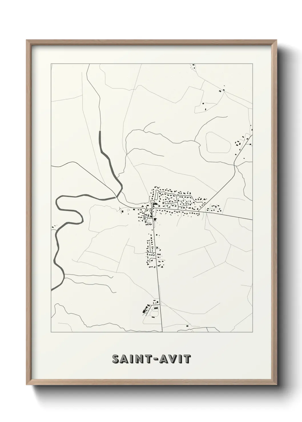 Un poster carteSaint-Avit