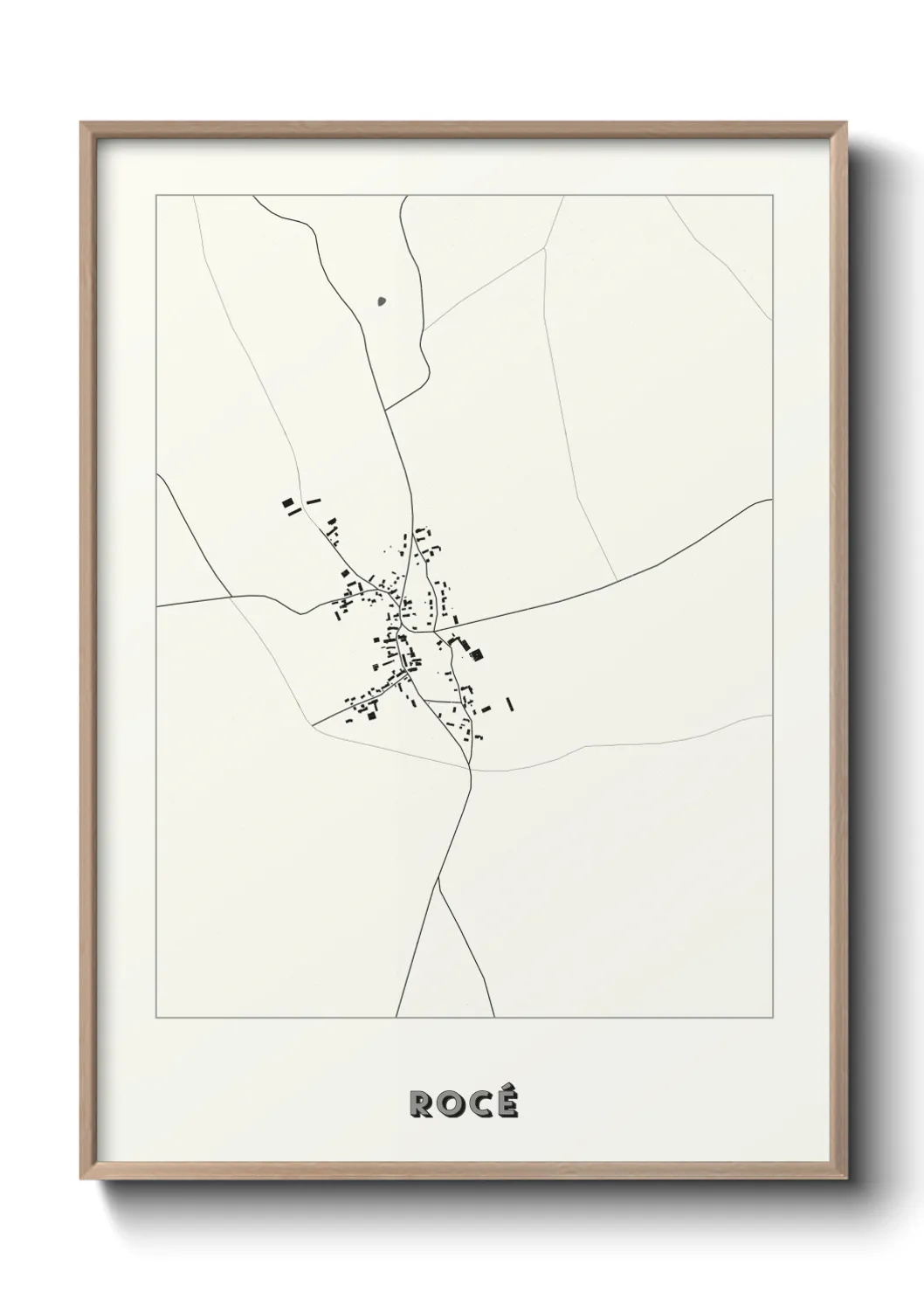 Une affiche de carte sur Rocé