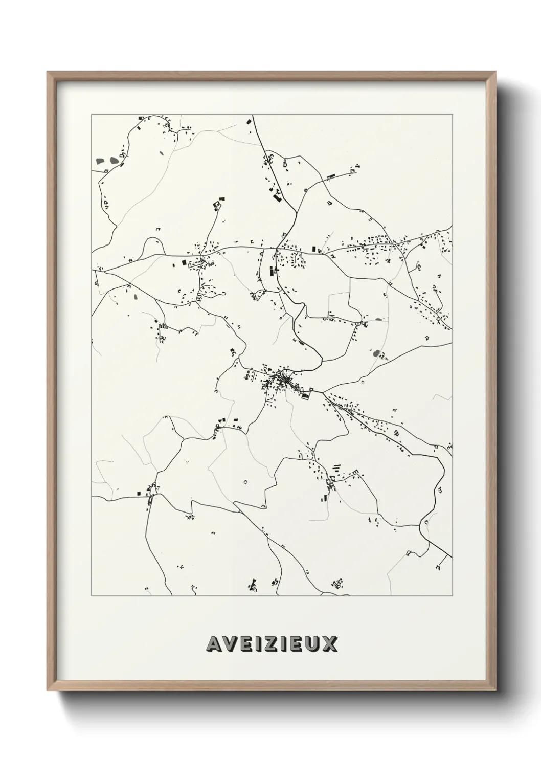 Un poster carteAveizieux