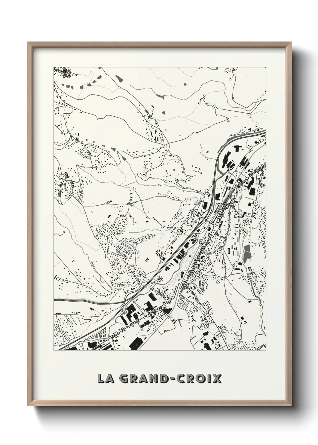 Un poster carteLa Grand-Croix