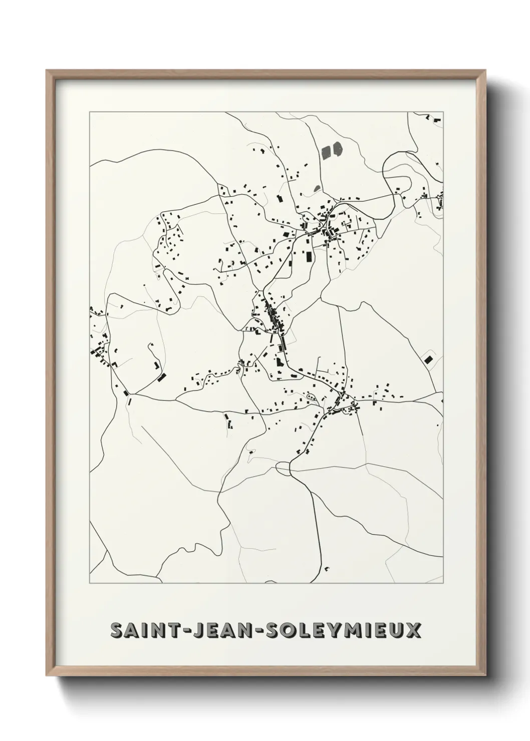 Un poster carteSaint-Jean-Soleymieux