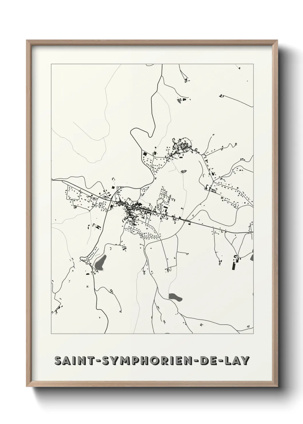 Un poster carteSaint-Symphorien-de-Lay