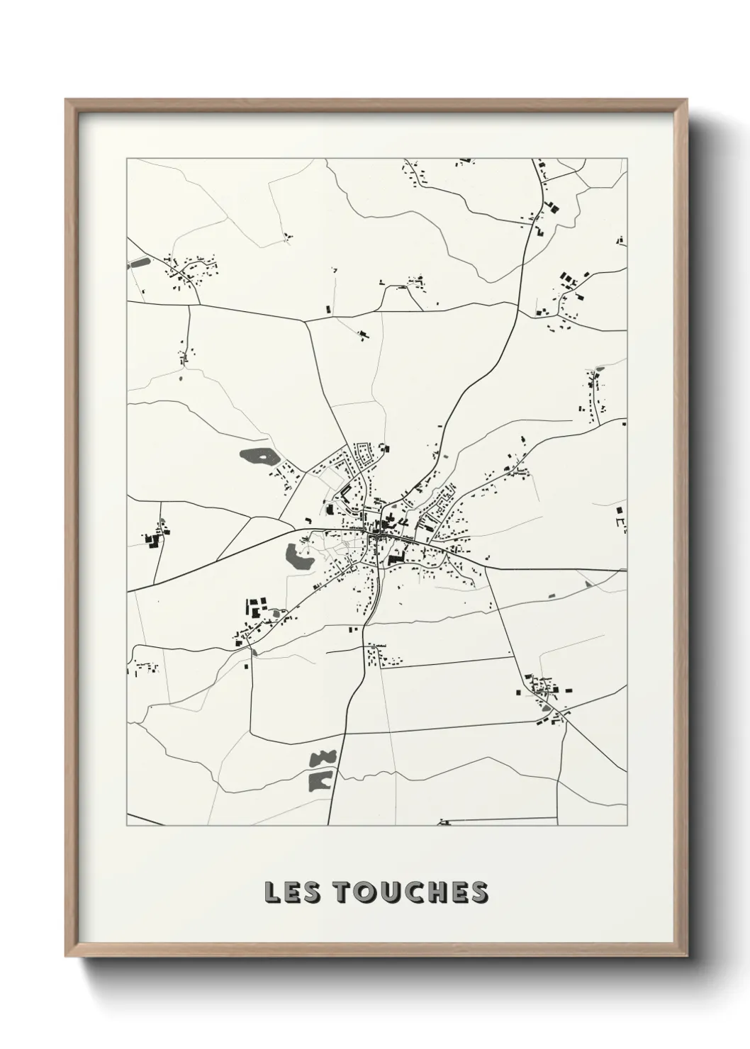 Un poster carteLes Touches