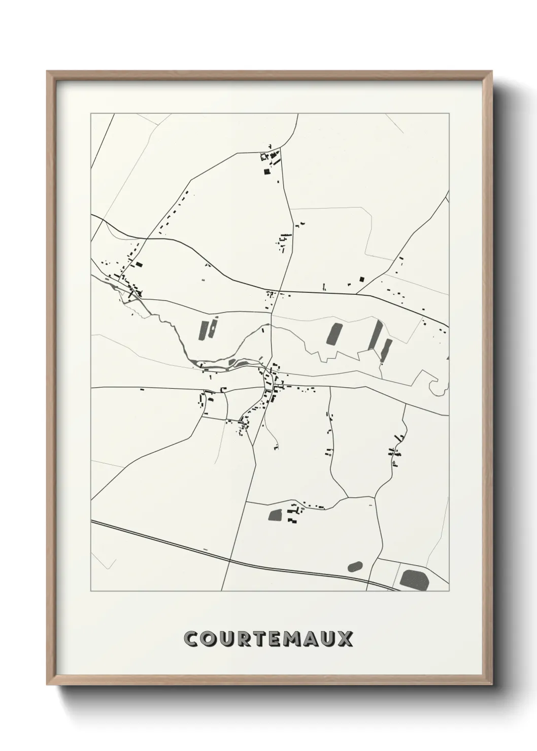 Un poster carteCourtemaux