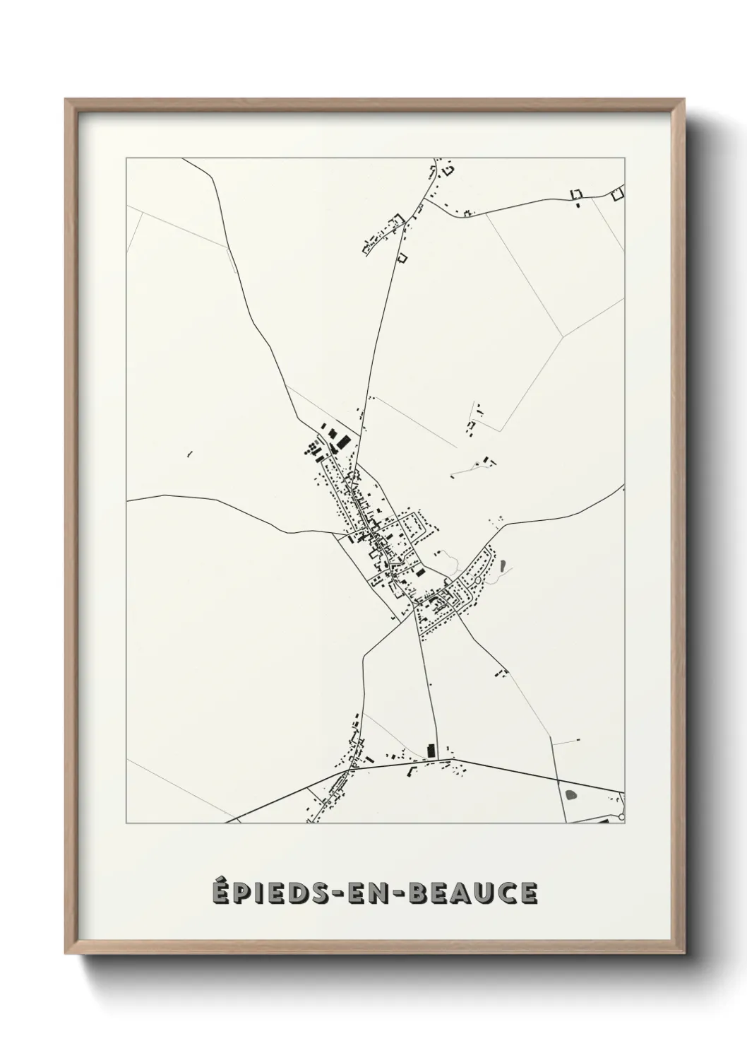 Un poster carteÉpieds-en-Beauce