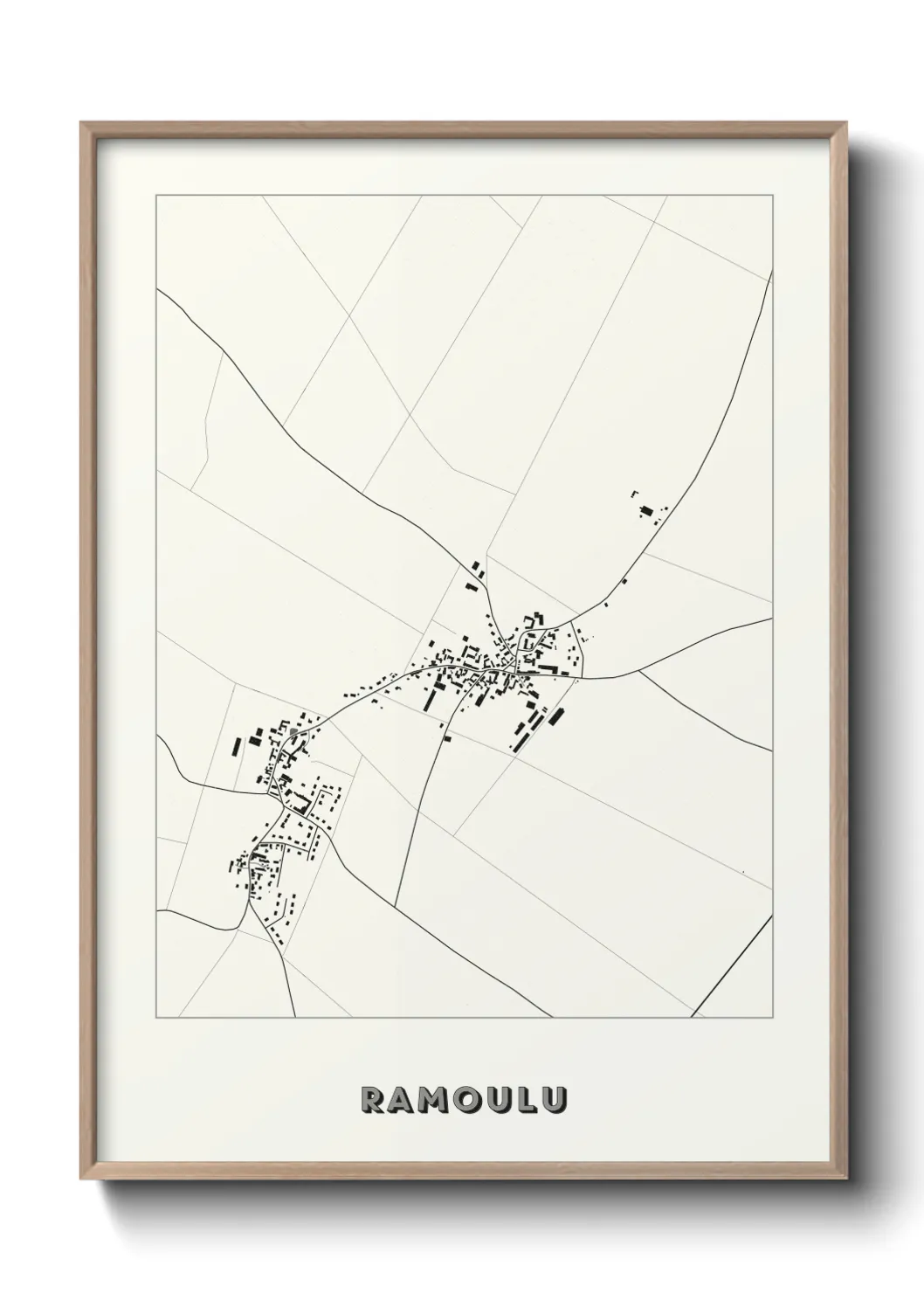 Une affiche de carte sur Ramoulu